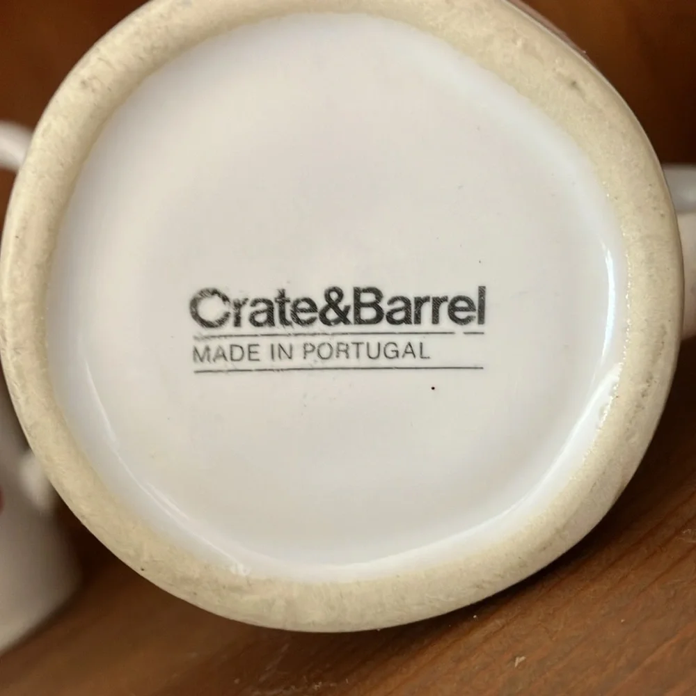 3 Crate&Barrel Mugs